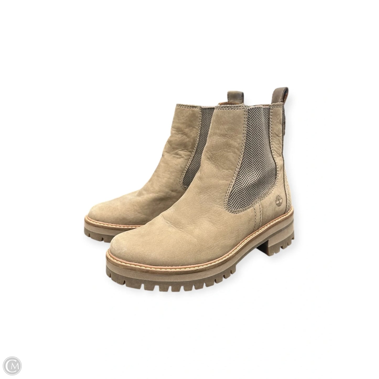 Boots Ankle Flats By Timberland In Tan, Size: 7.5