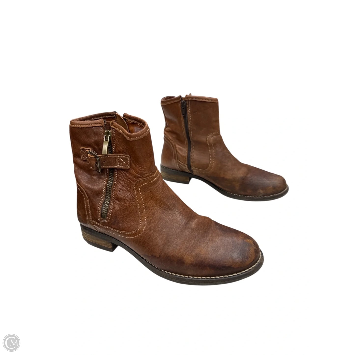 Boots Ankle Flats By Taos In Brown