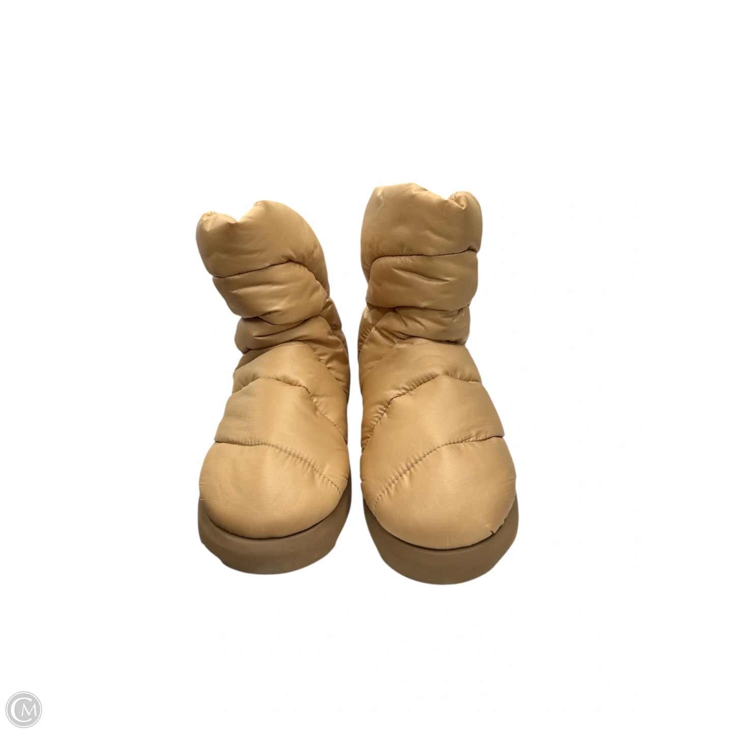 Boots Ankle Flats By piumerstudio In Gold