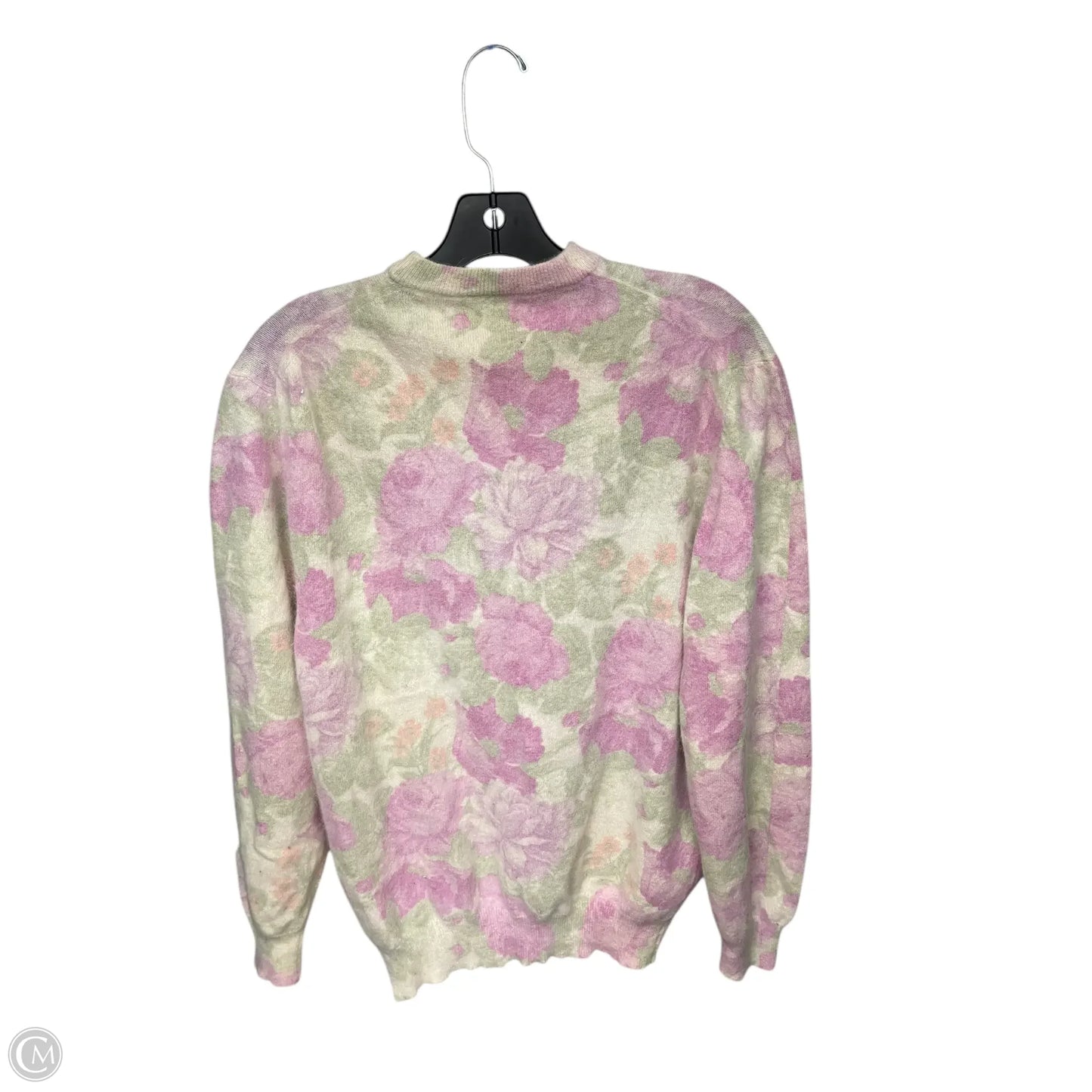 Sweater By Clothes Mentor In Pink & Tan, Size: Xl