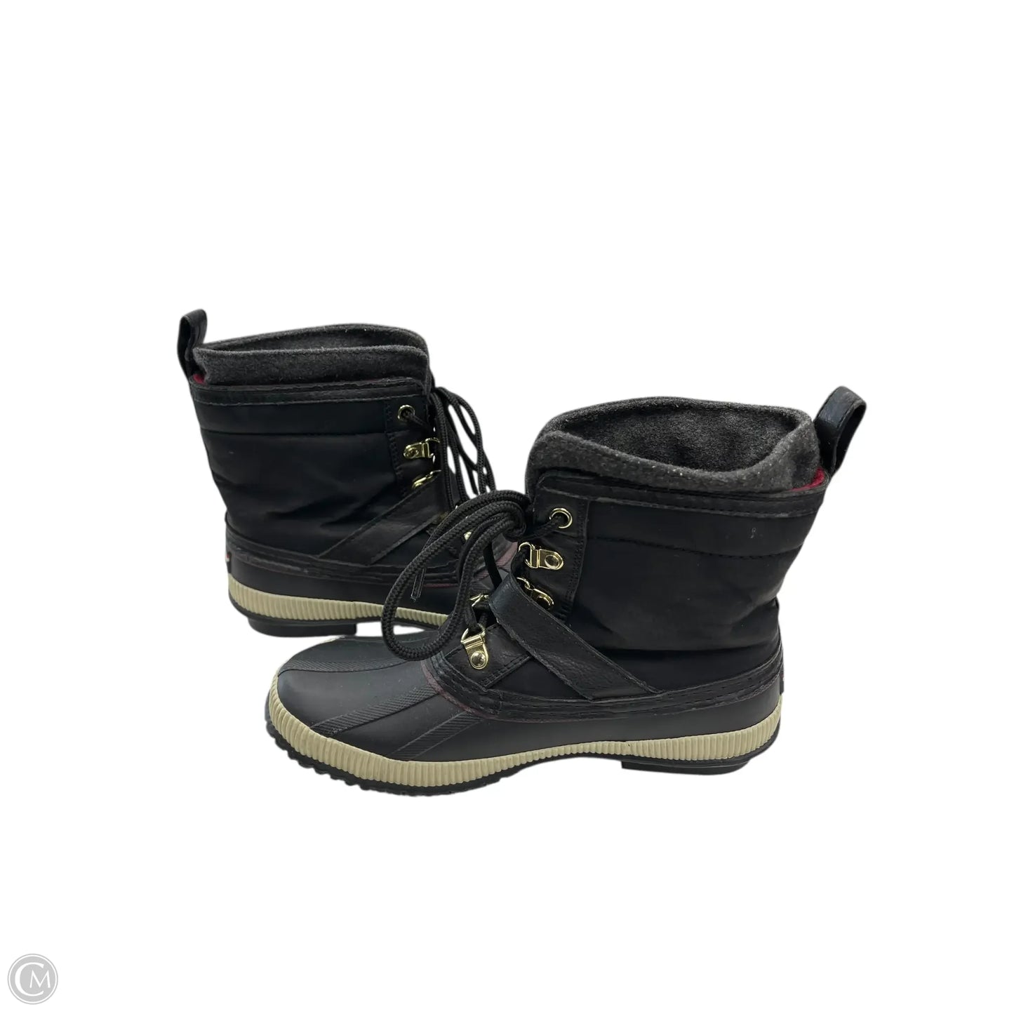 Boots Snow By Tommy Hilfiger In Black, Size: 7