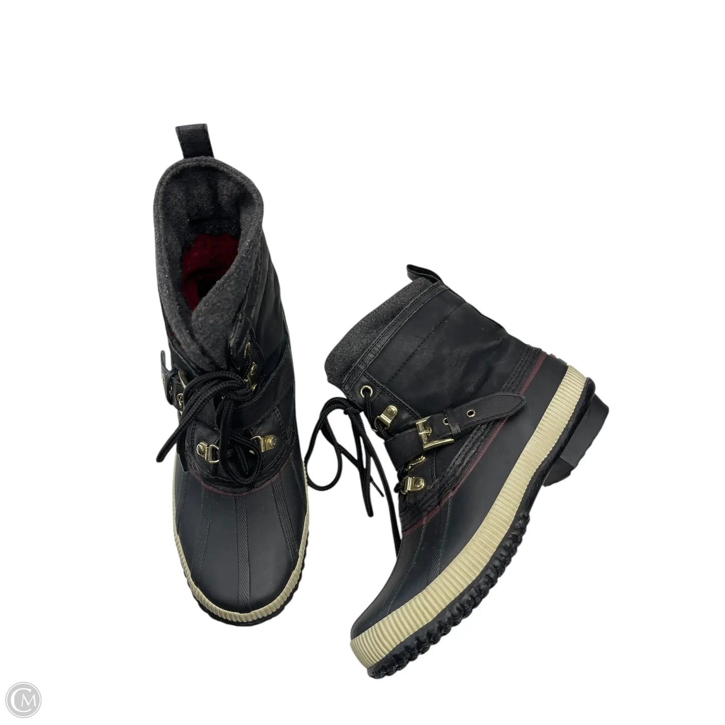 Boots Snow By Tommy Hilfiger In Black, Size: 7