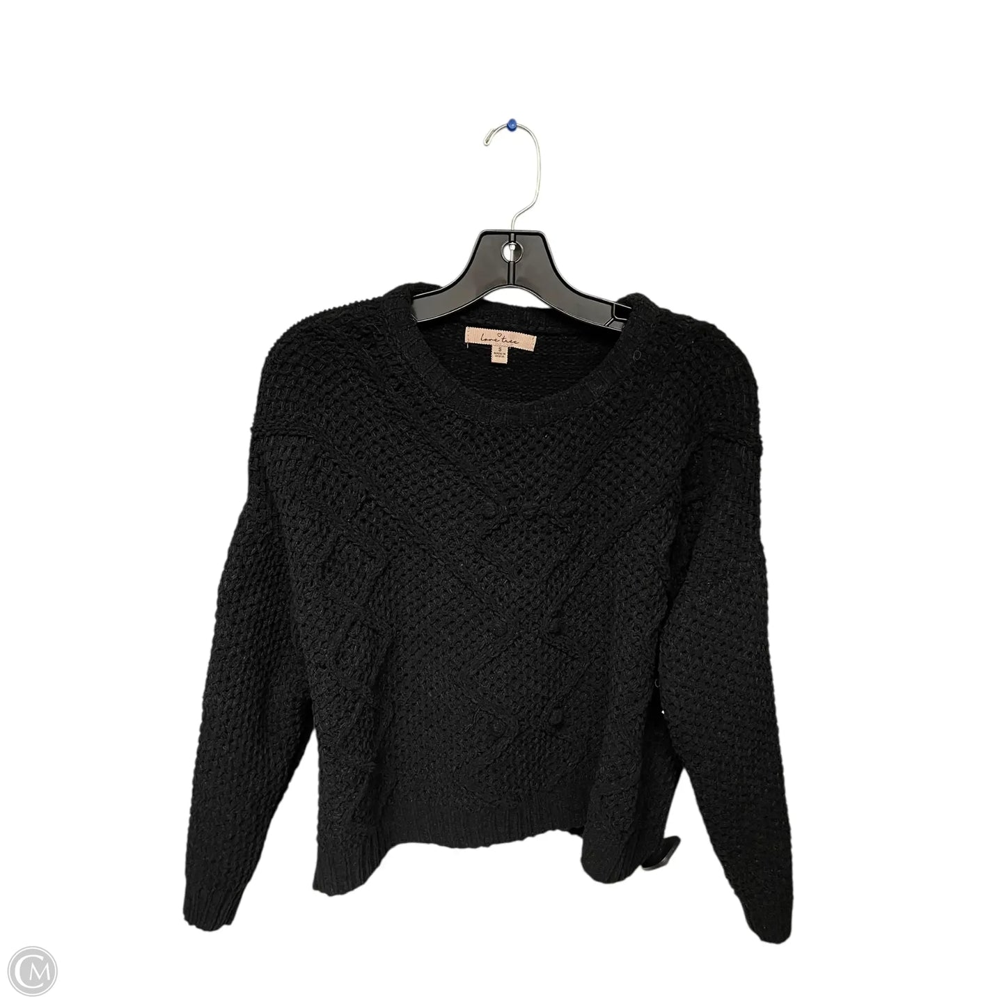 Sweater By Love Tree In Black, Size: S