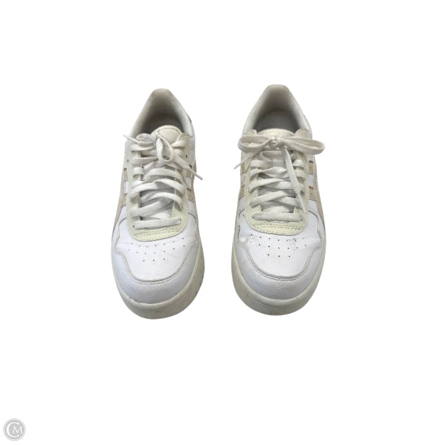 Shoes Athletic By Asics In Tan & White, Size: 9