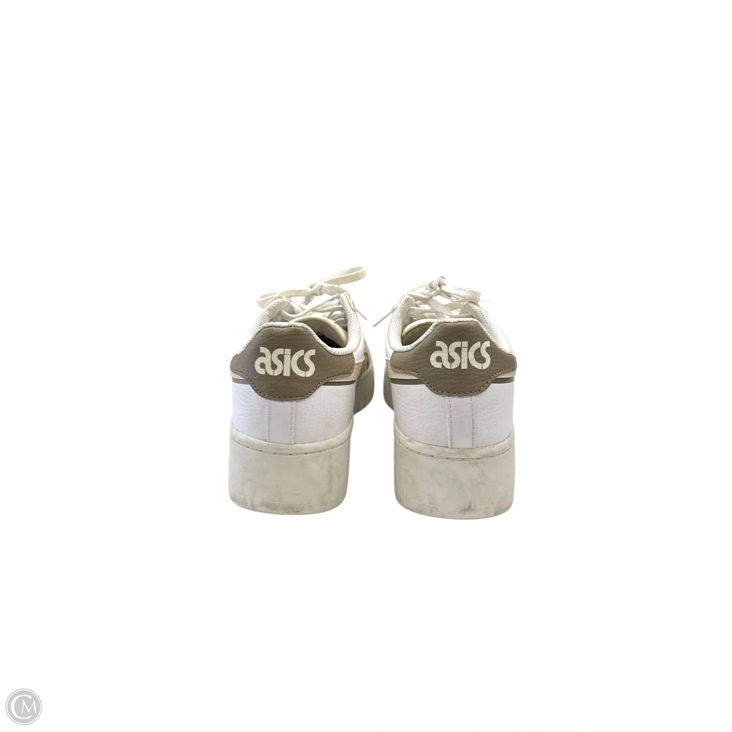 Shoes Athletic By Asics In Tan & White, Size: 9