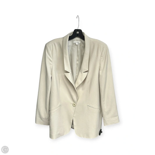 Blazer By Ellen Tracy In Tan, Size: L