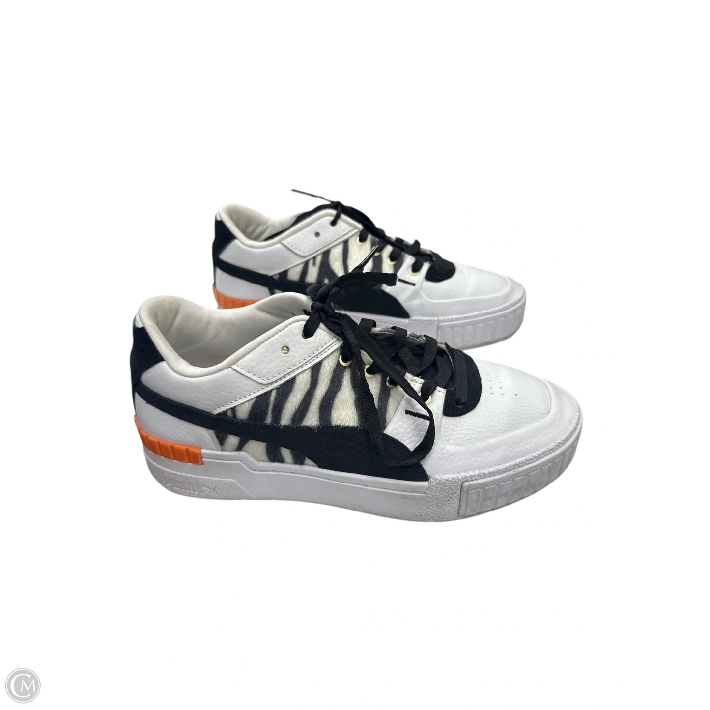 Shoes Athletic By Puma In Zebra Print, Size: 9.5