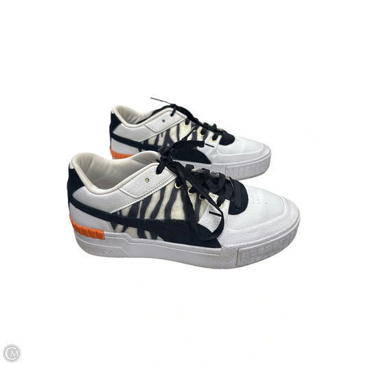 Shoes Athletic By Puma In Zebra Print, Size: 9.5