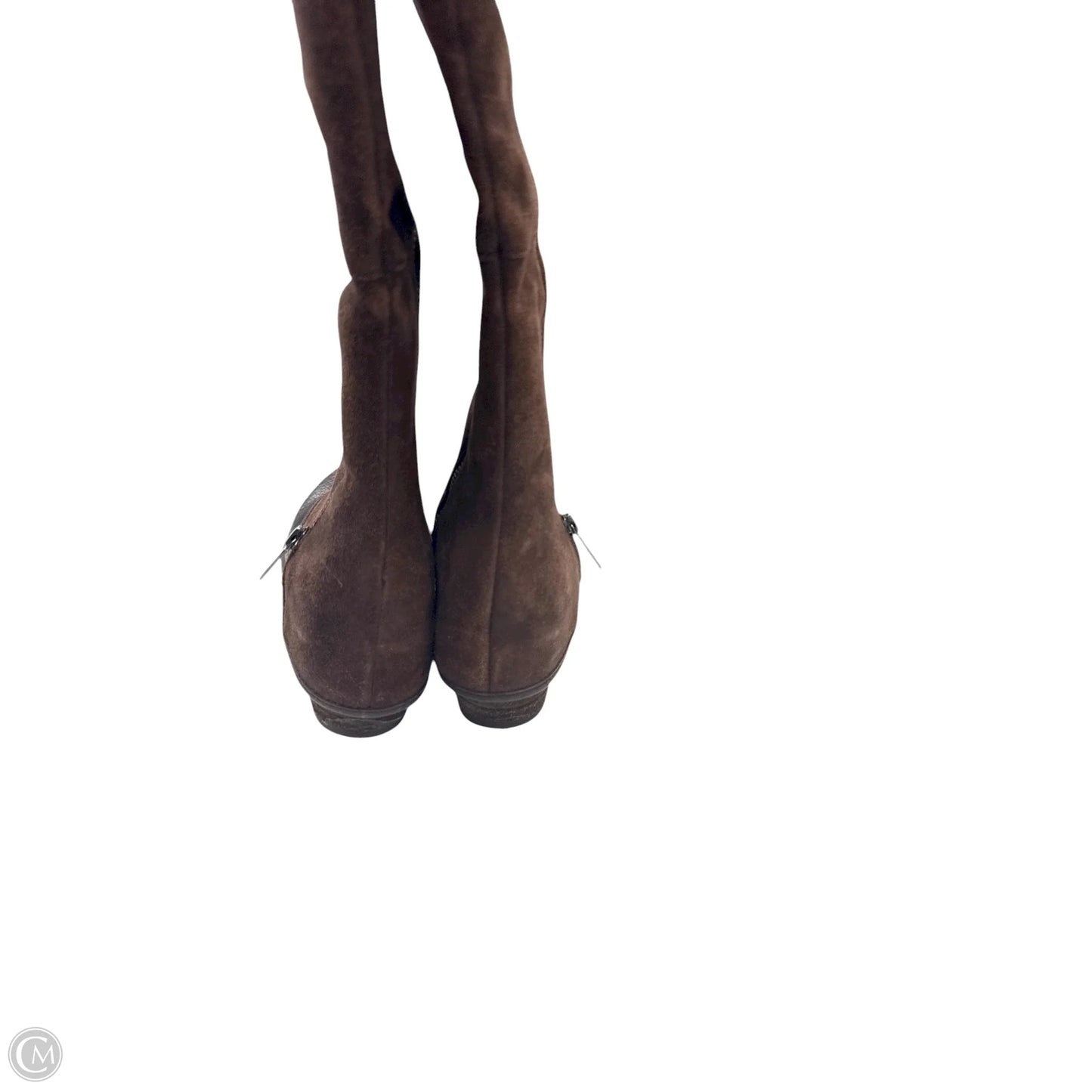 Boots Knee Heels By Donald Pliner In Brown, Size: 6