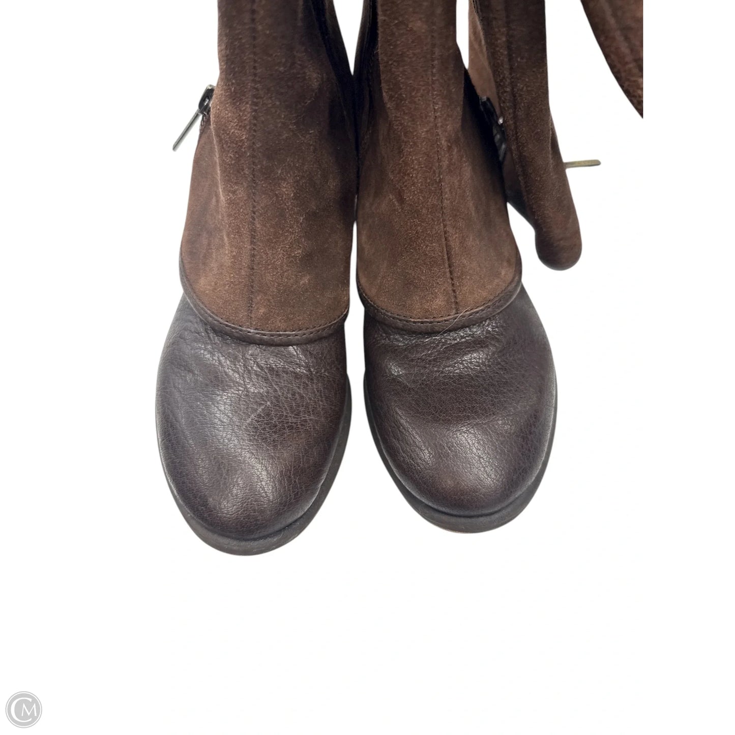 Boots Knee Heels By Donald Pliner In Brown, Size: 6