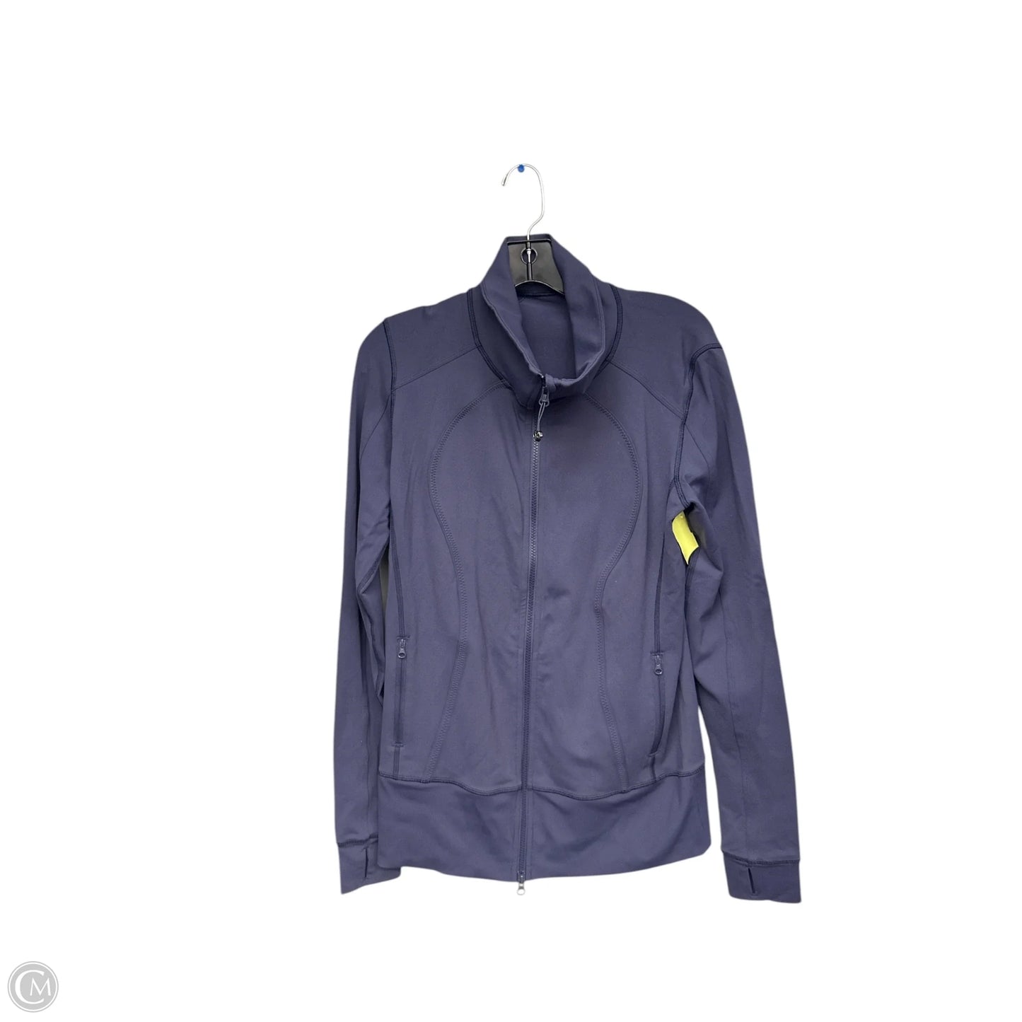 Athletic Jacket By Lululemon In Blue, Size: M