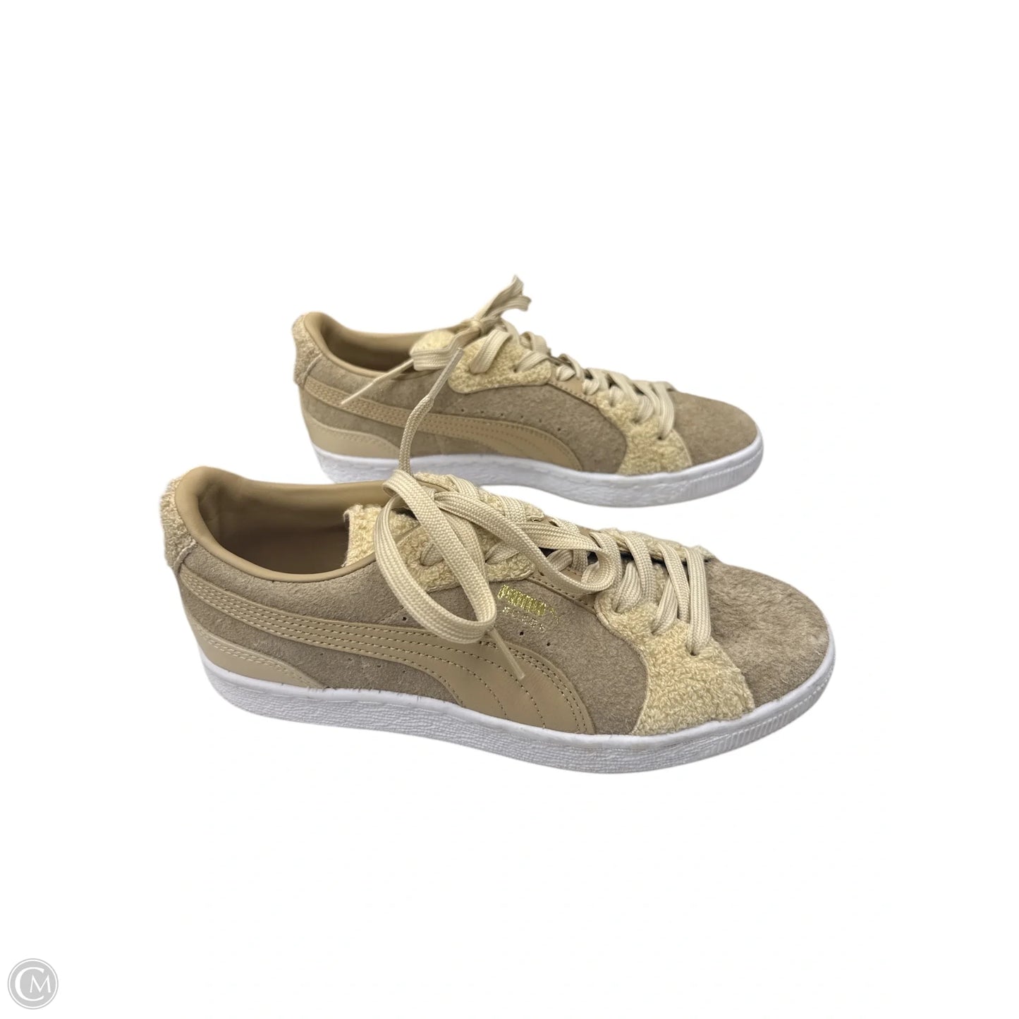 Shoes Athletic By Puma In Tan, Size: 7.5