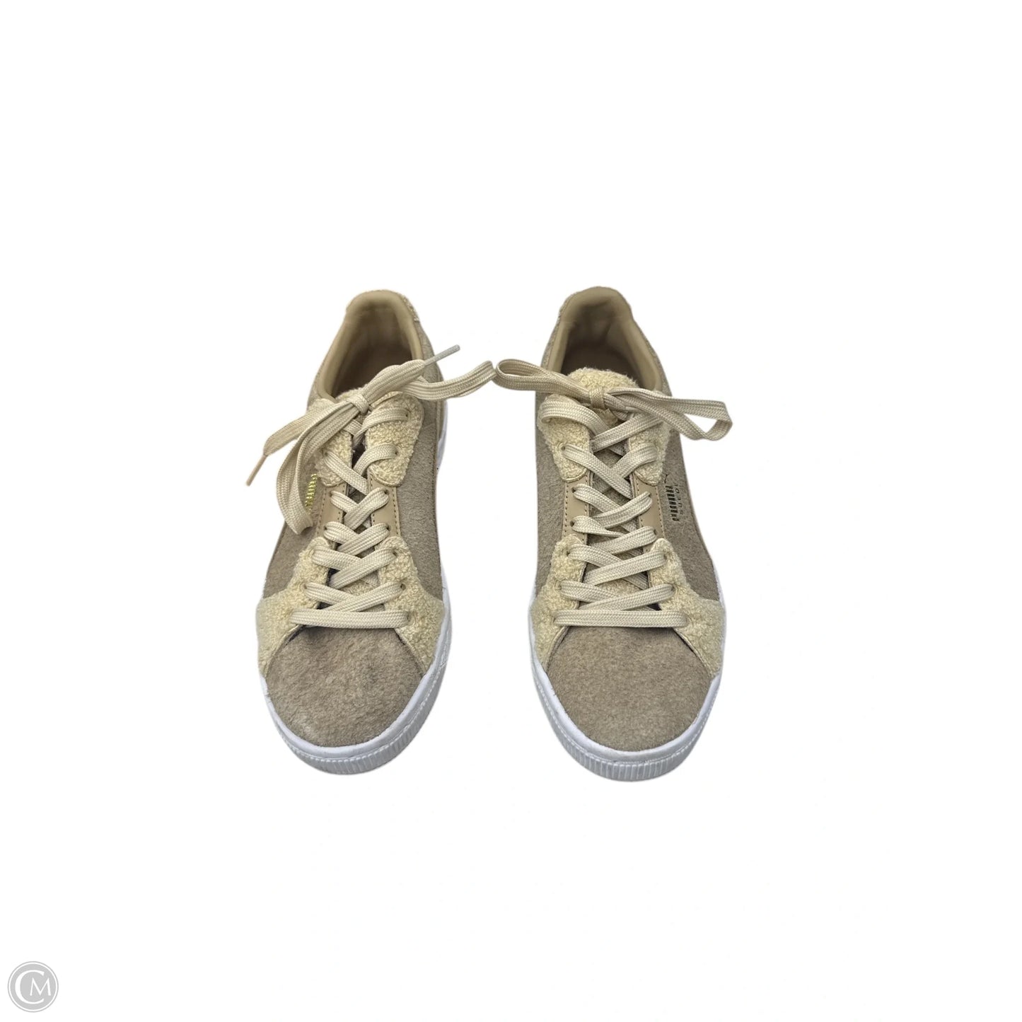 Shoes Athletic By Puma In Tan, Size: 7.5