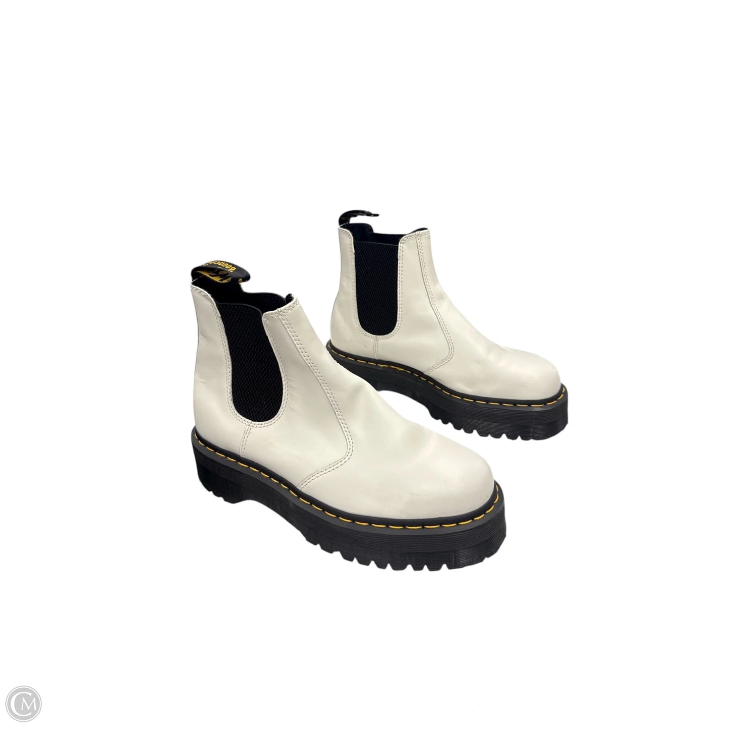Boots Combat By Dr Martens In White, Size: 10