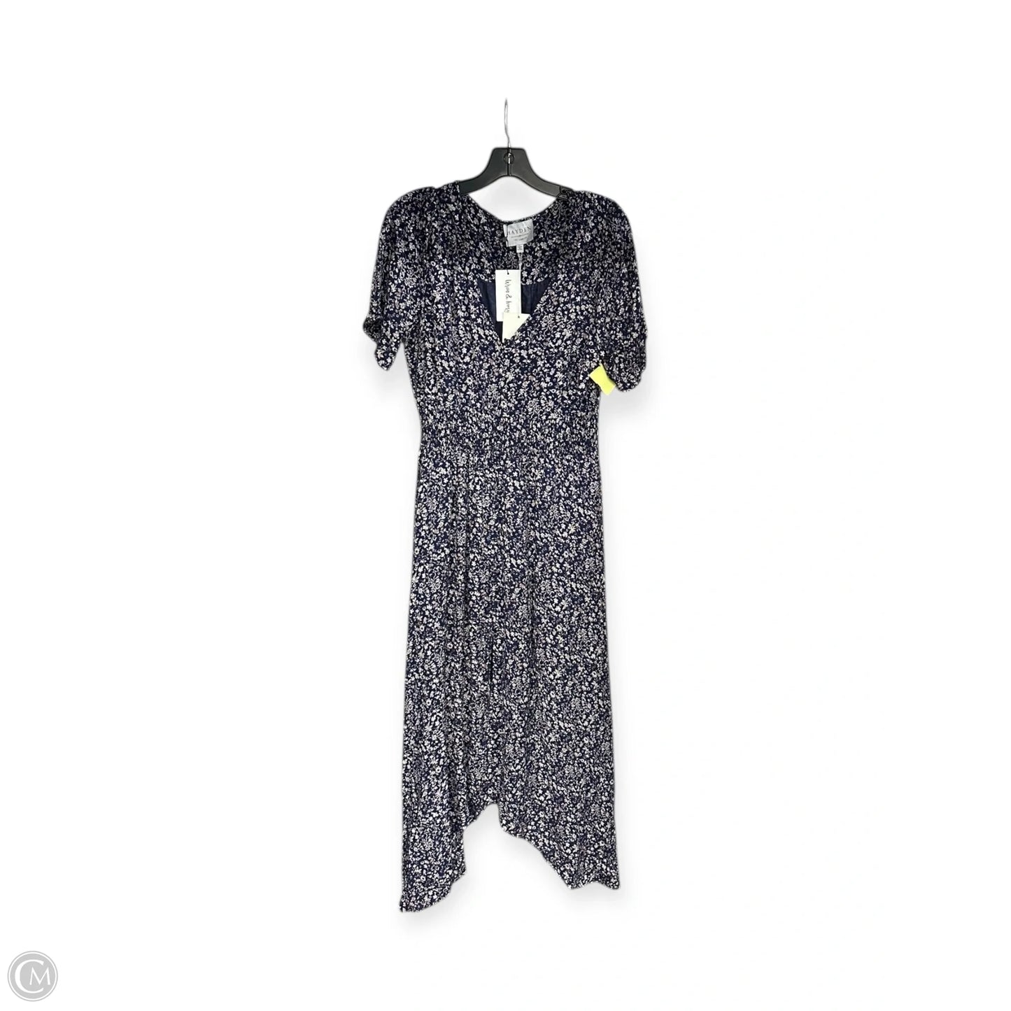 Dress Casual Maxi By Hayden La In Blue & Cream, Size: L