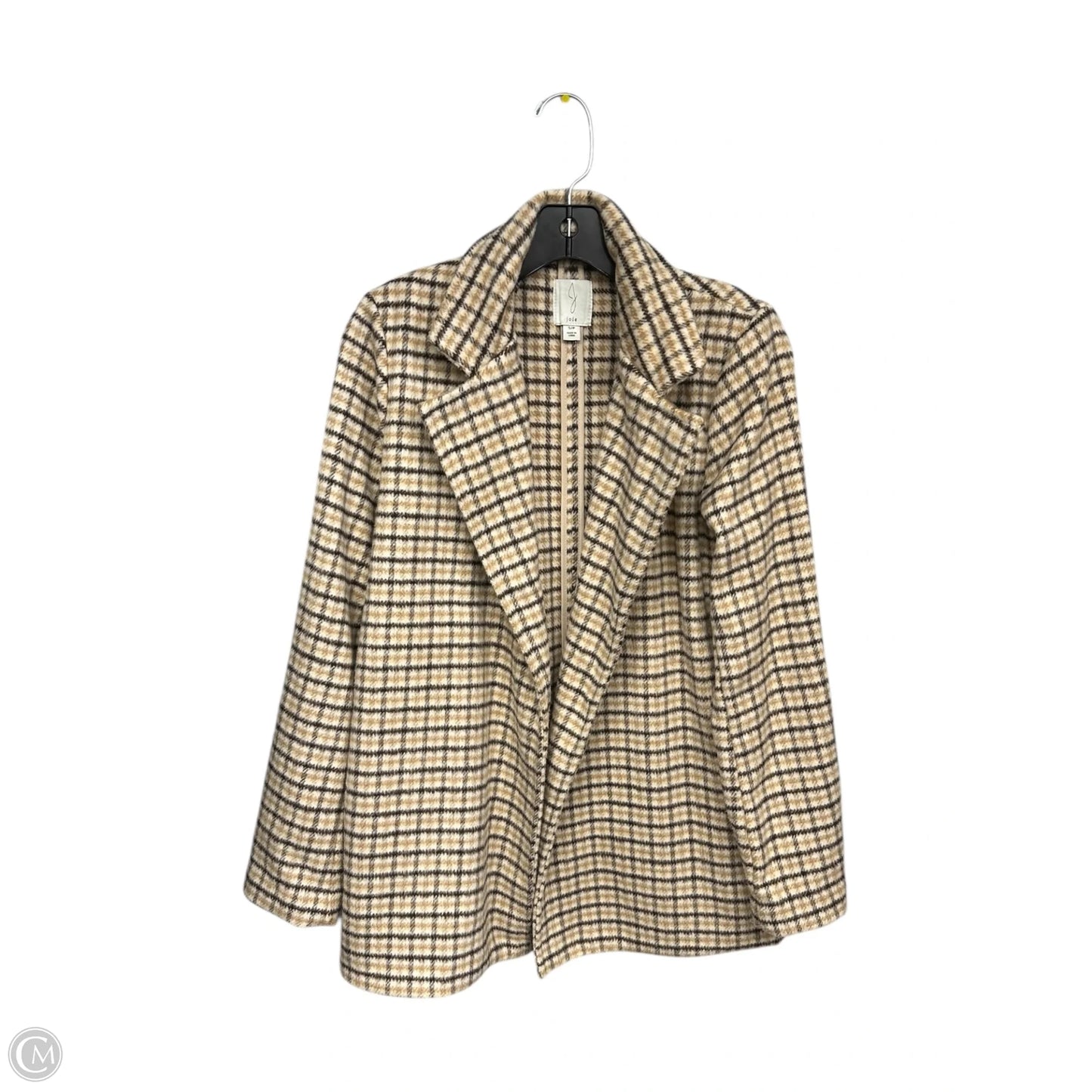 Blazer By Joie In Plaid Pattern, Size: S