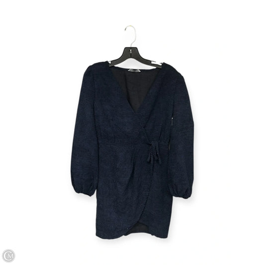 Dress Casual Midi By Simplee In Navy, Size: M