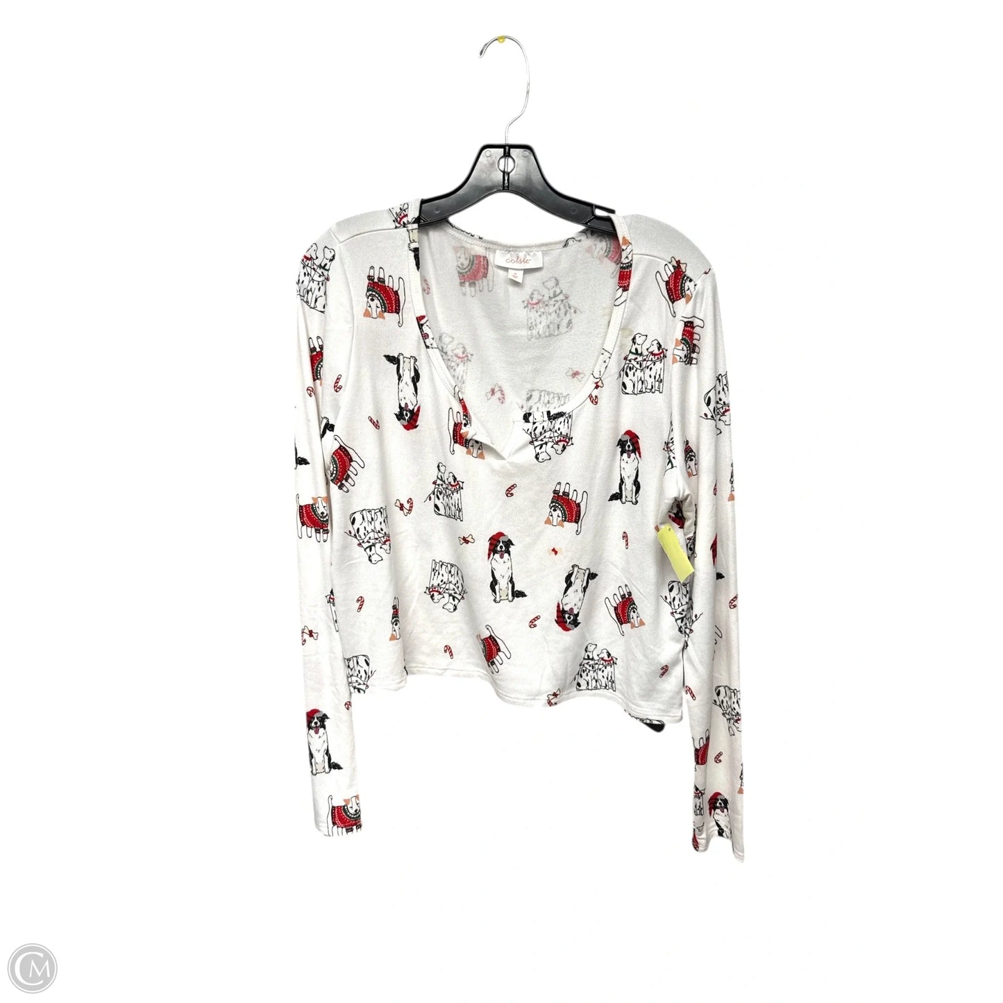 Top Long Sleeve By Colsie In Black & Red, Size: M