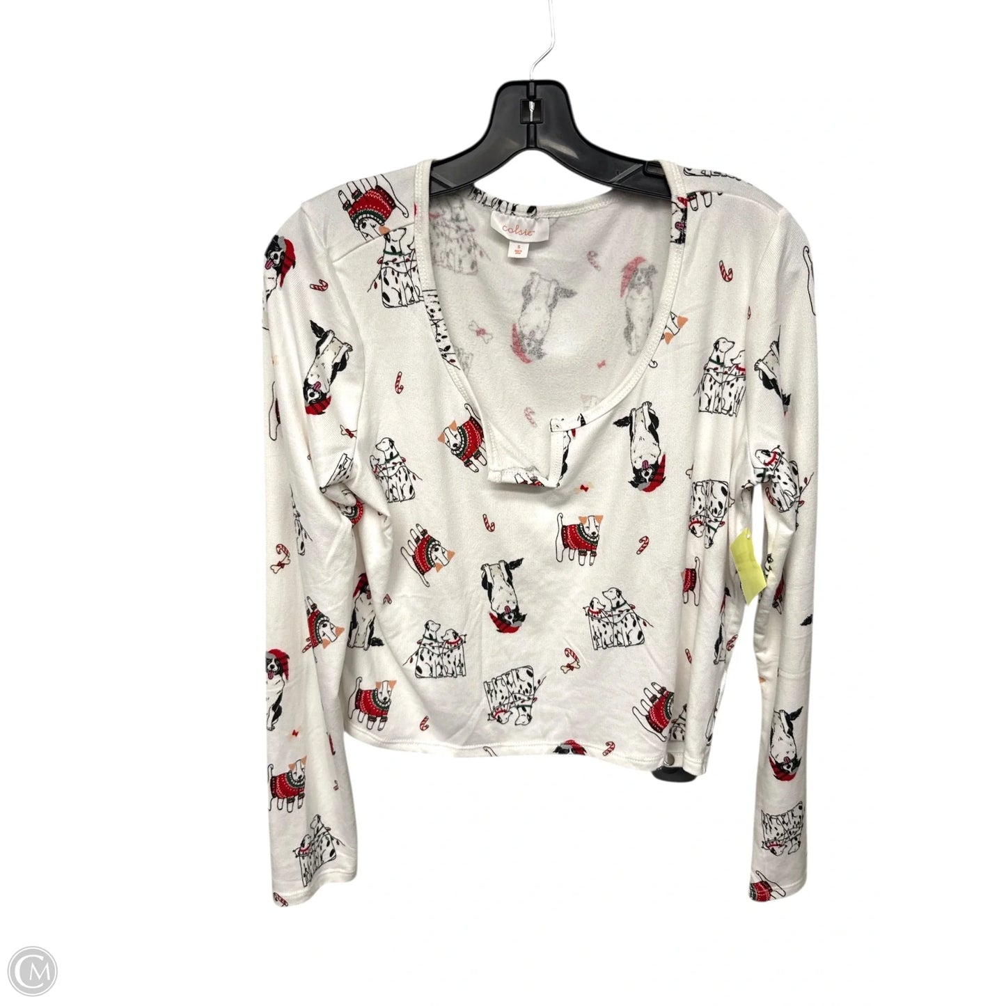 Top Long Sleeve By Colsie In Black & Red, Size: S