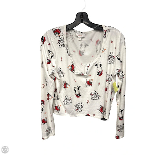 Top Long Sleeve By Colsie In Black & Red, Size: S