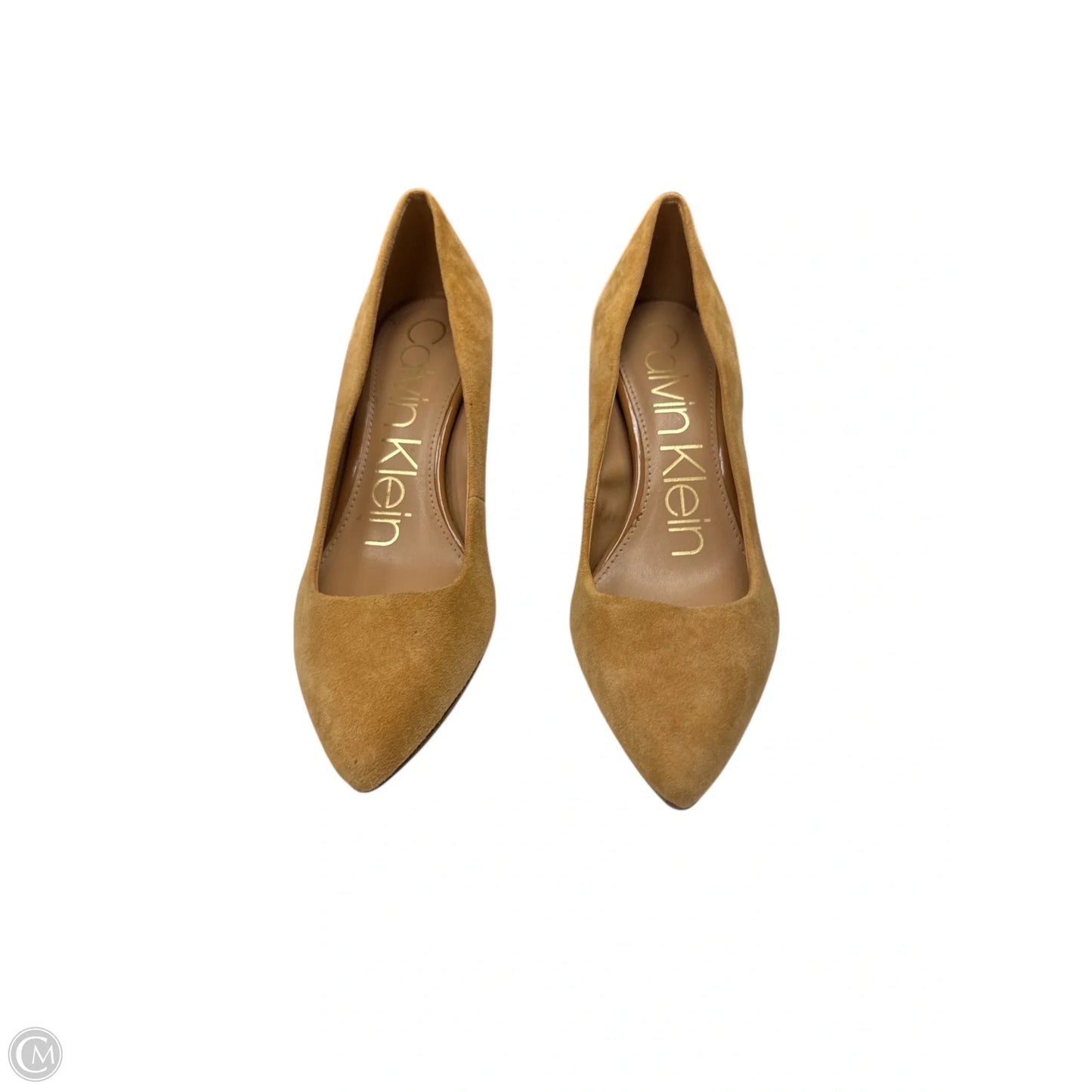 Shoes Heels Stiletto By Calvin Klein In Brown, Size: 7