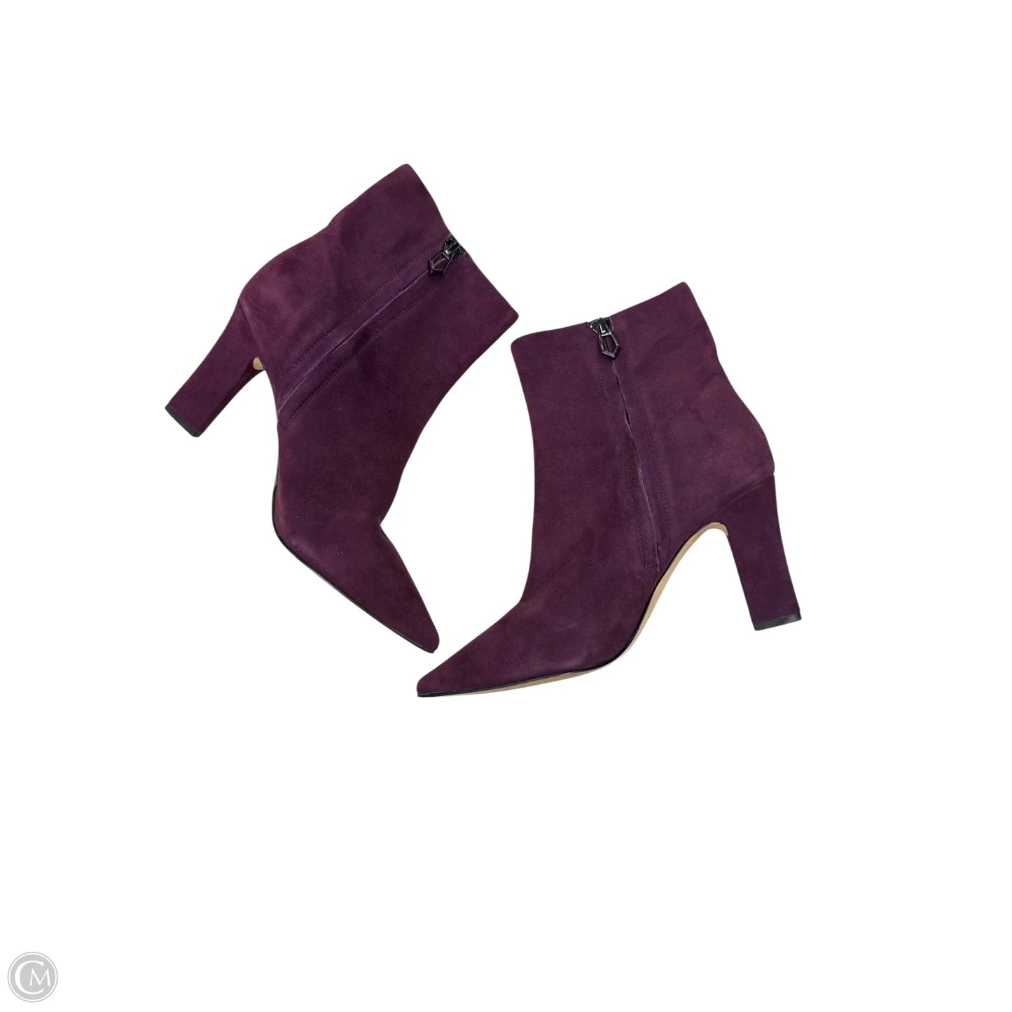 Boots Ankle Heels By Botkier In Purple, Size: 7