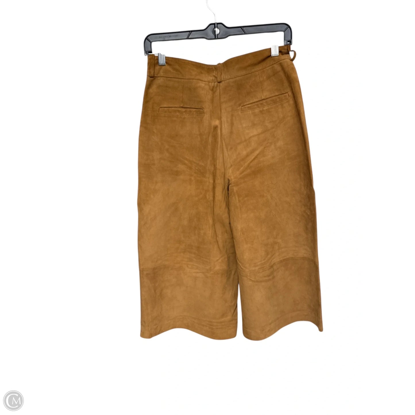 Pants Cropped By Massimo Dutti In Brown, Size: S