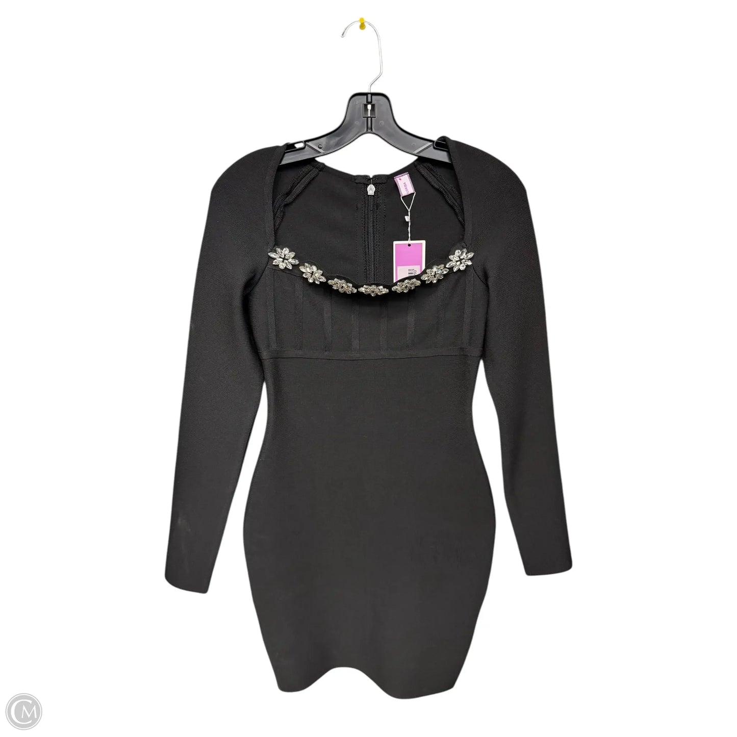 Dress Party Midi By Clothes Mentor In Black, Size: 2