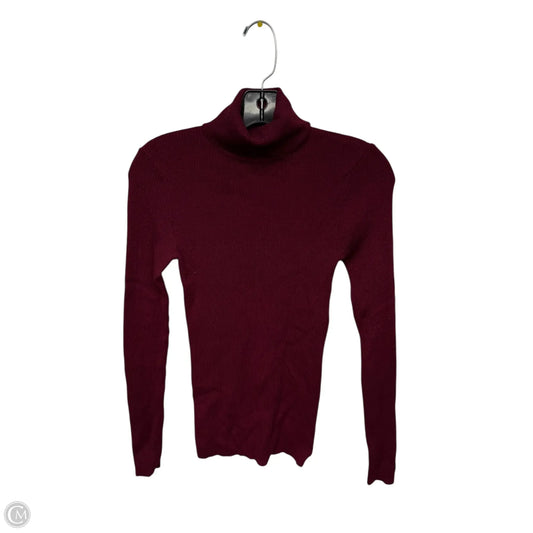 Top Long Sleeve By Express In Maroon, Size: S
