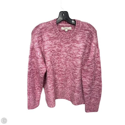 Sweater By Loft In Pink, Size: Mp