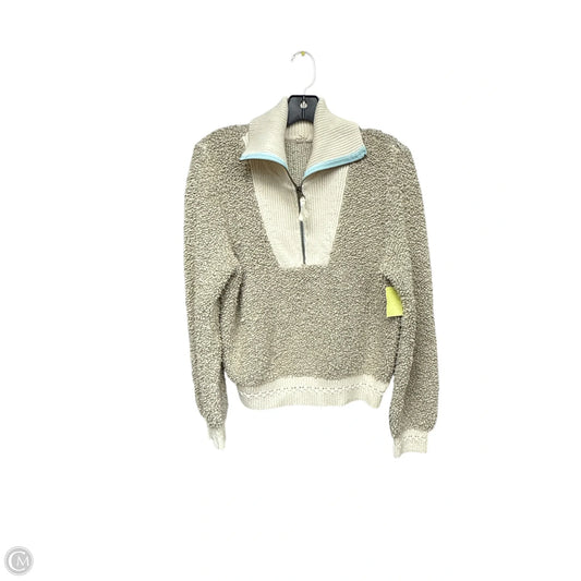 Sweater By Moth In Cream & Tan, Size: L