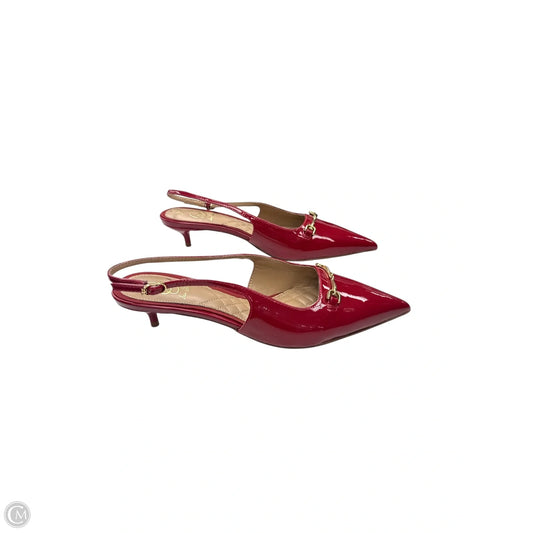 Shoes Heels Kitten By Sam Edelman In Red, Size: 8