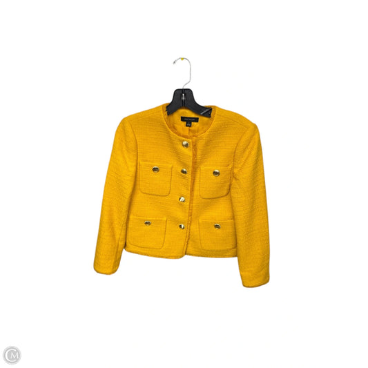 Blazer By Ann Taylor In Yellow, Size: 0