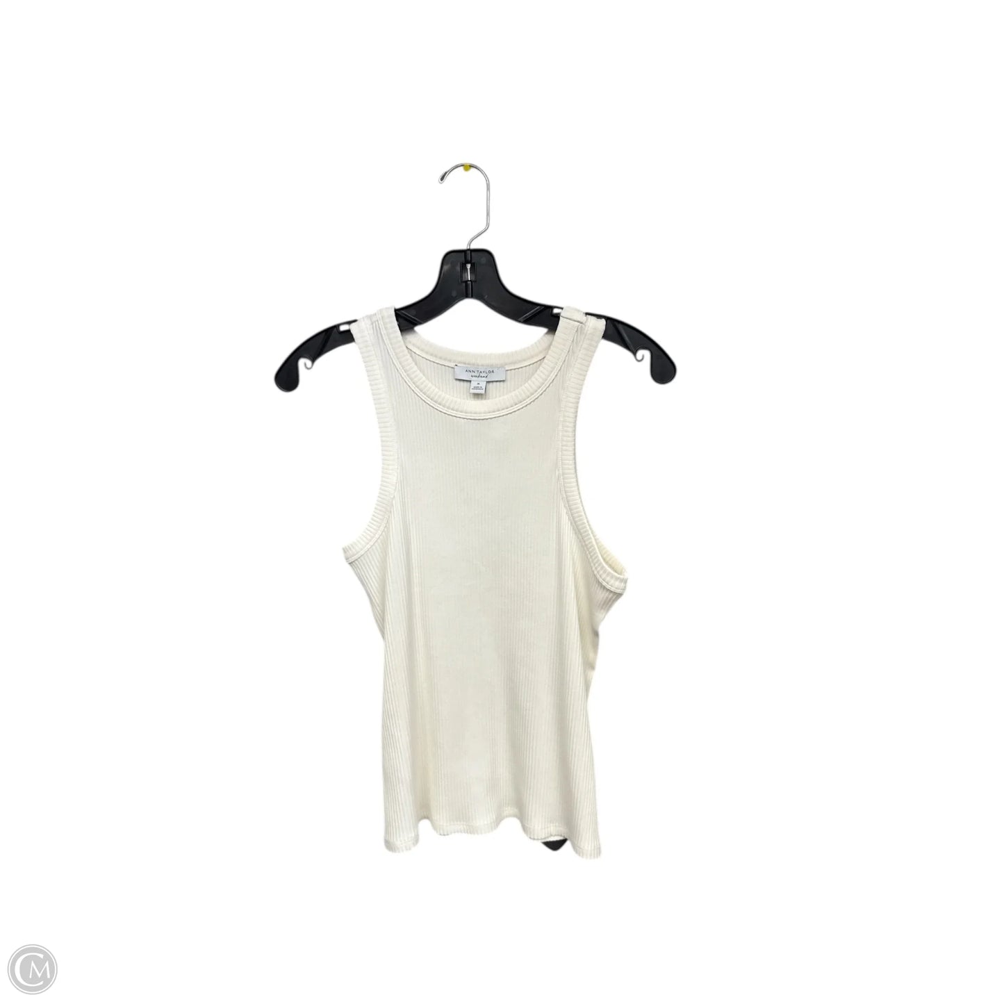 Tank Top By Ann Taylor In Cream, Size: M