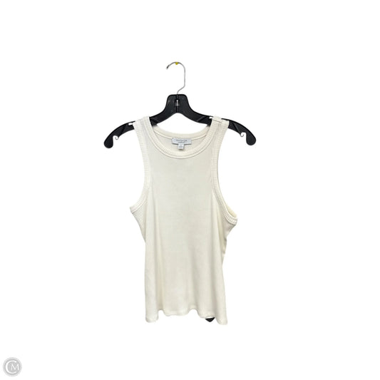 Tank Top By Ann Taylor In Cream, Size: M
