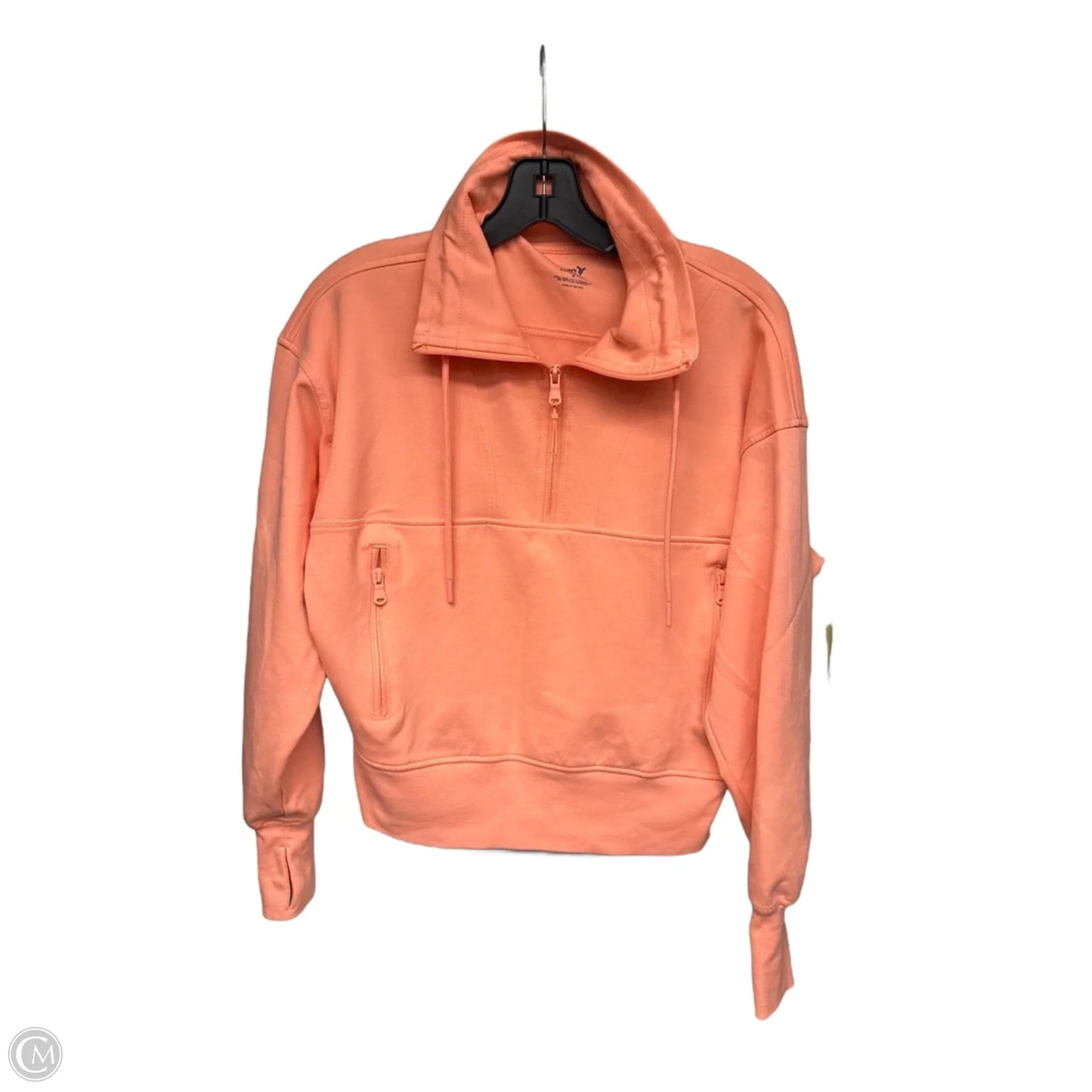 Athletic Sweatshirt Collar By Old Navy In Orange, Size: M