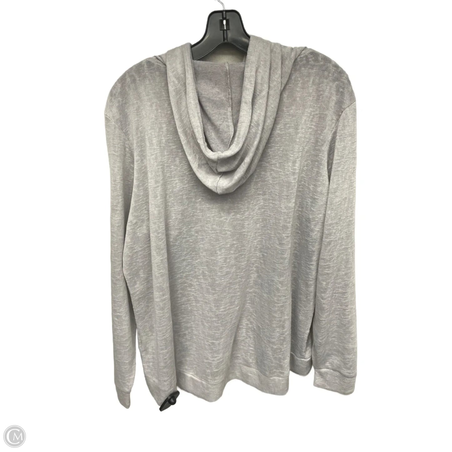 Top Long Sleeve By Weatherproof In Grey, Size: L
