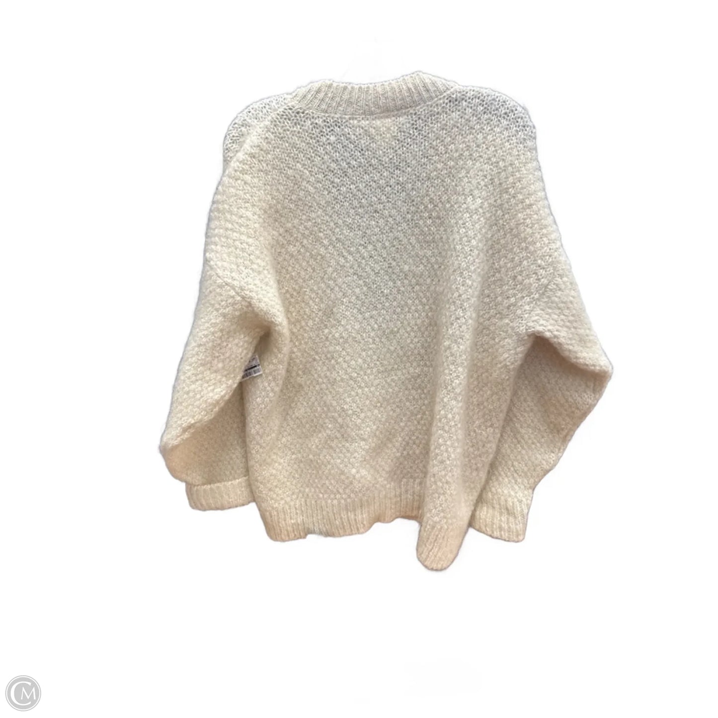 Sweater Cardigan By 525 In Cream, Size: Osfm