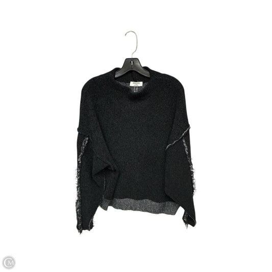 Sweater By Zenana In Black & White, Size: L