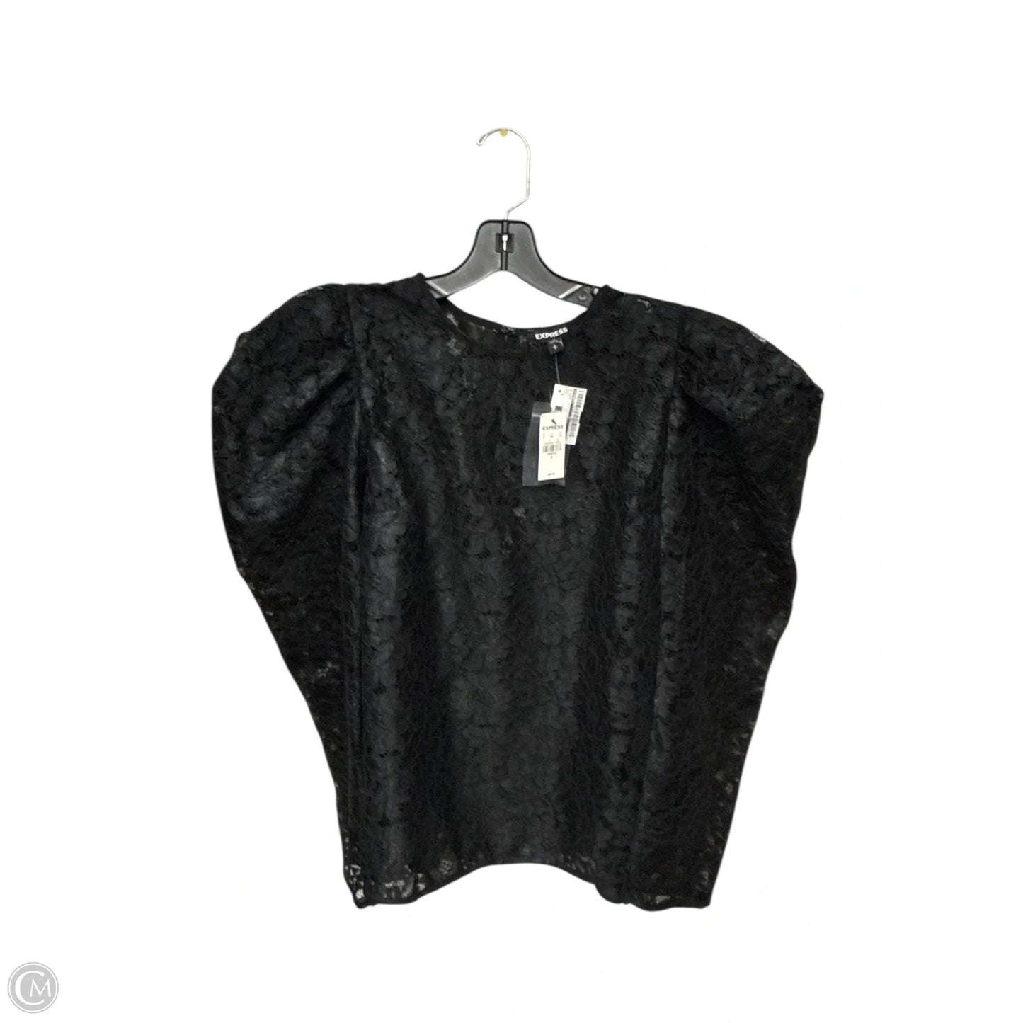 Blouse Long Sleeve By Express In Black, Size: S