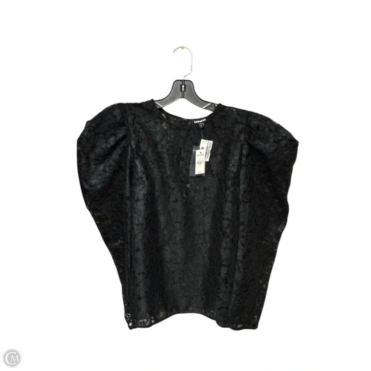 Blouse Long Sleeve By Express In Black, Size: S