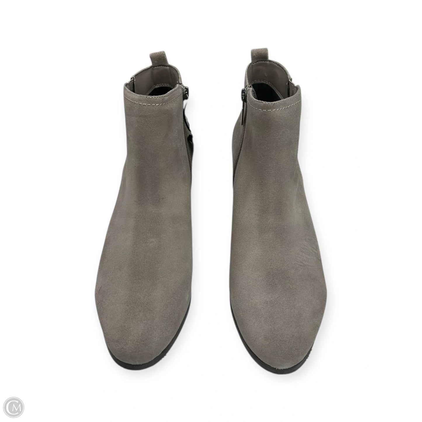 Boots Ankle Heels By Clothes Mentor In Tan, Size: 10