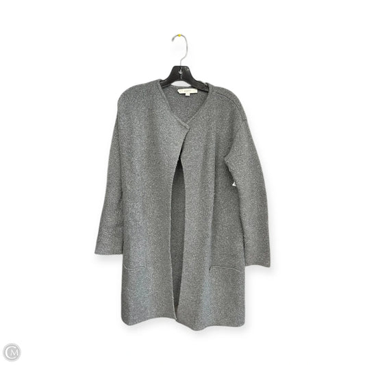 Sweater Cardigan By Loft In Grey, Size: Xs