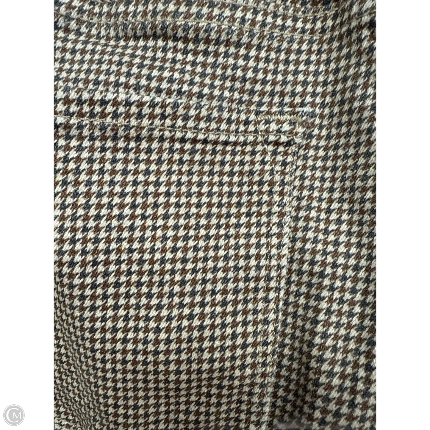 Pants Cropped By Frame In Plaid Pattern, Size: 24