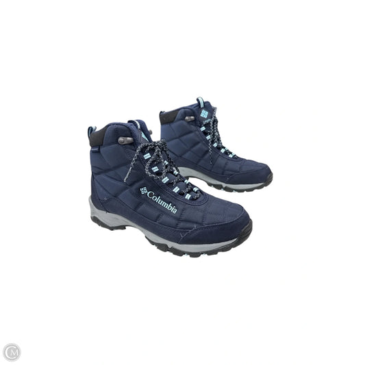 Boots Hiking By Columbia In Blue, Size: 7.5