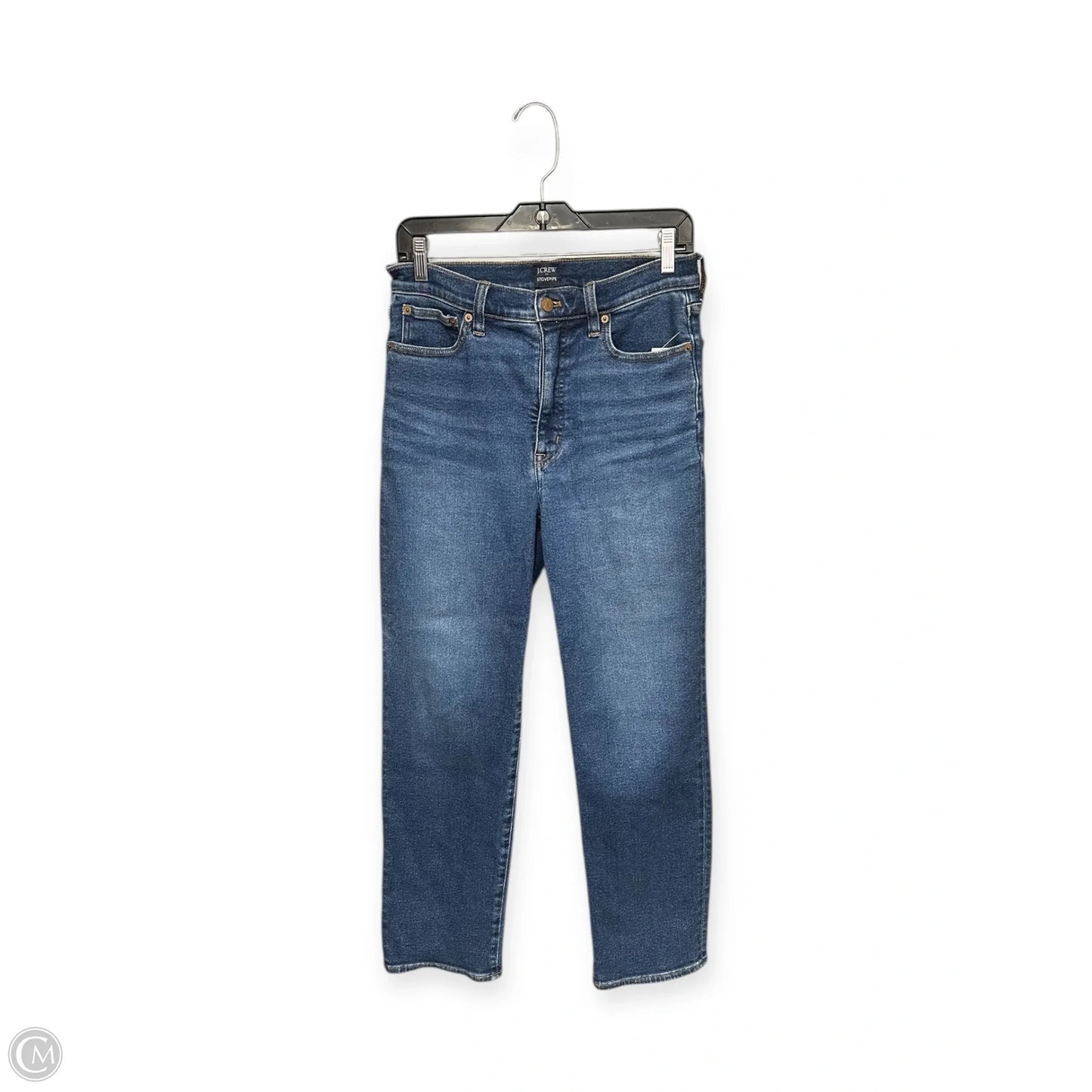 Jeans Straight By J. Crew In Blue Denim, Size: 6