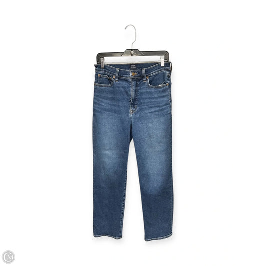 Jeans Straight By J. Crew In Blue Denim, Size: 6