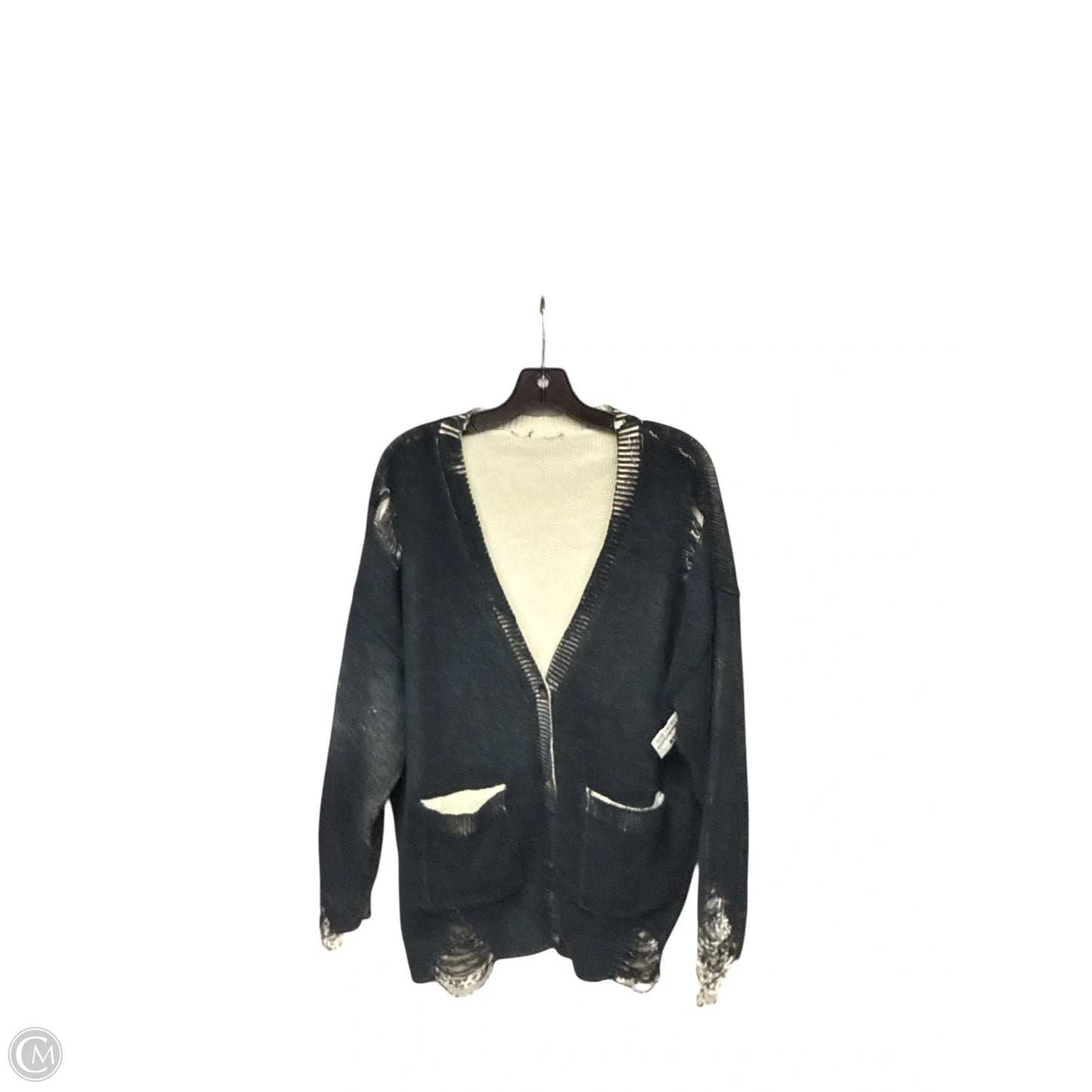 Sweater Cardigan By Fashion Nova In Grey, Size: Xl