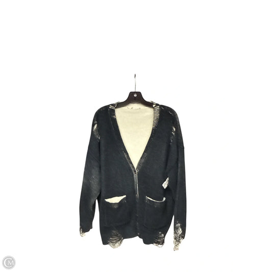 Sweater Cardigan By Fashion Nova In Grey, Size: Xl