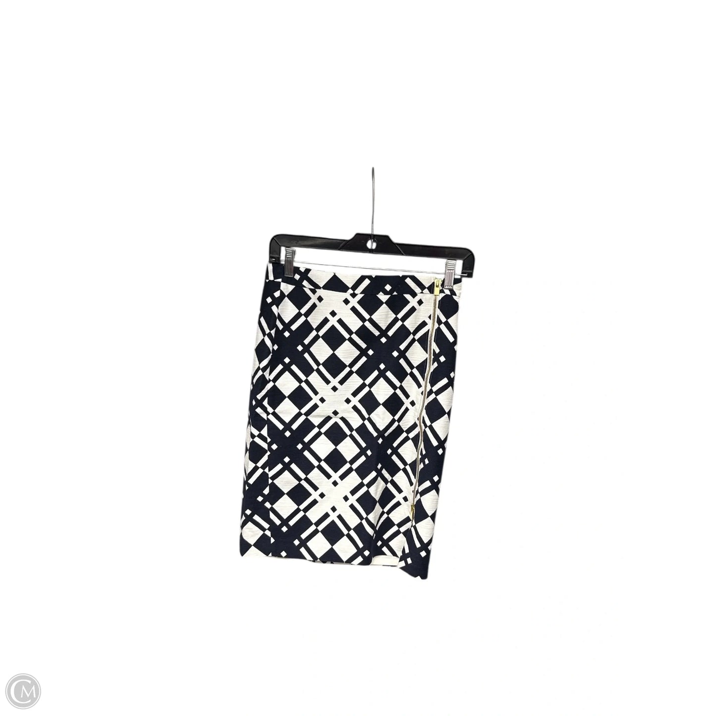 Skirt Midi By Talbots In Black & White, Size: 2p